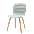 Lounge Chair With Wooden Legs Modern Design Wooden Legs seat Thicken Lounge Chair Factory